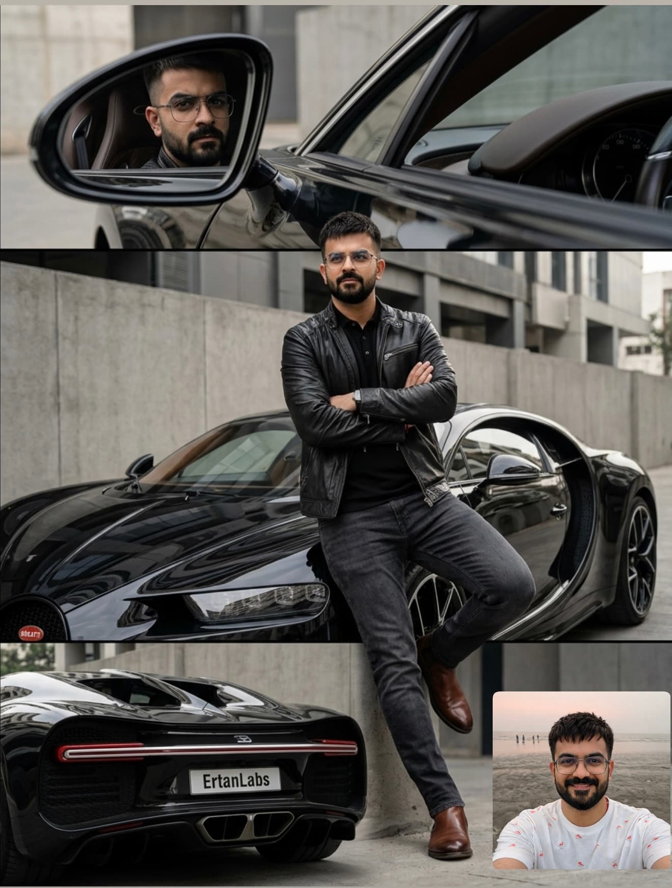 Luxury Automotive Photoshoot Prompt (Keep Your Real Face!)